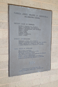 1984! This communication hall plaque has great meaning for all the converged communication baccalaureate students! One more year guys!