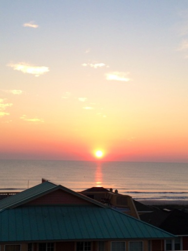 Sunrise. Perfect.